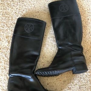 Tory Burch vintage black riding boots SIZE 8